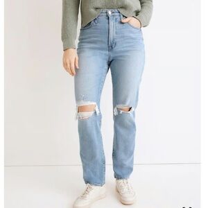 Madewell Curvy Perfect Vintage Straight Jeans
